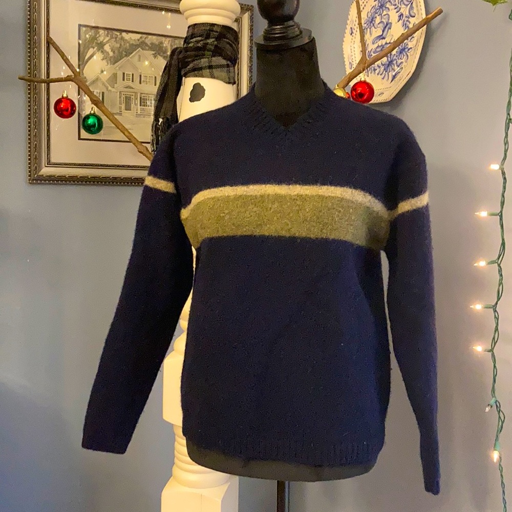 Shetland Wool Vneck